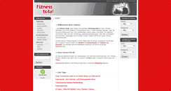 Desktop Screenshot of fitnesstotal.de